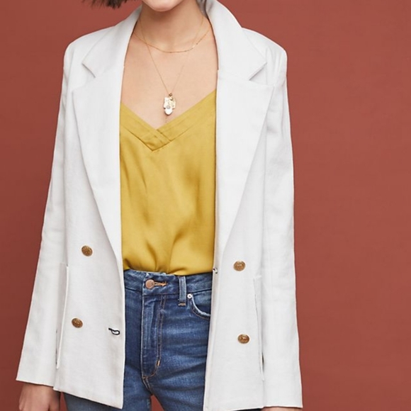 NWT $398 Mcguire anthropologie bon voyage blazer - Picture 2 of 7